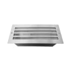 Miidex Lighting - PITON E27 SPOT ENCASTRABLE IP44 RECTANGLE GRILLE INOX 304
