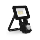 Miidex Lighting - LUMOS SLIM II PROJECT 10W 4000K PLAT NOIR + DETECT IP65