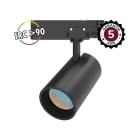 Miidex Lighting - FOCUS CCT IRC90 SPOT SUR RAIL NOIR DIAM 85 35W 5ANS