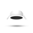 Miidex Lighting - ECLAT CCT II COLLERETTE BASSE LUM ROND BLC + INTER NOIR