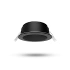 Miidex Lighting - ECLAT CCT II COLLERETTE BASSE LUM ROND NOIR + INTER NOIR