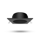 Miidex Lighting - ECLAT CCT II COLLERETTE BASSE LUM CARRE/ROND NOIR + INTER NOIR