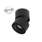 Miidex Lighting - COSMOS APPLIQUE DECORATIVE NOIR/NOIR 12W 3CCT IRC90 23° 3ANS