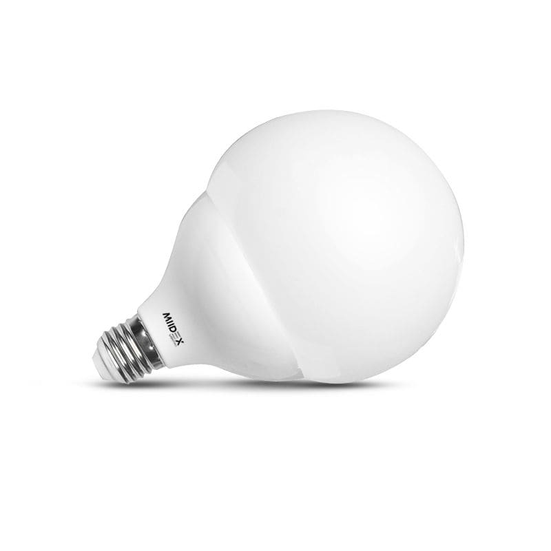Miidex Lighting - LED 20W E27 G120 6500K 200° (x5)