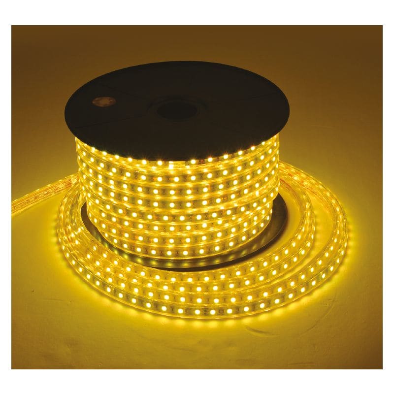 Miidex Lighting - BOBINE LED 5050 1M 8W/M IP65 3000K+ ALIM