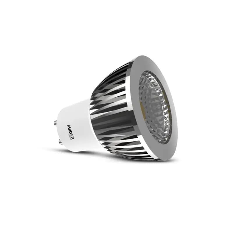 Miidex Lighting - LED 6W GU10 4000K 75° ALU