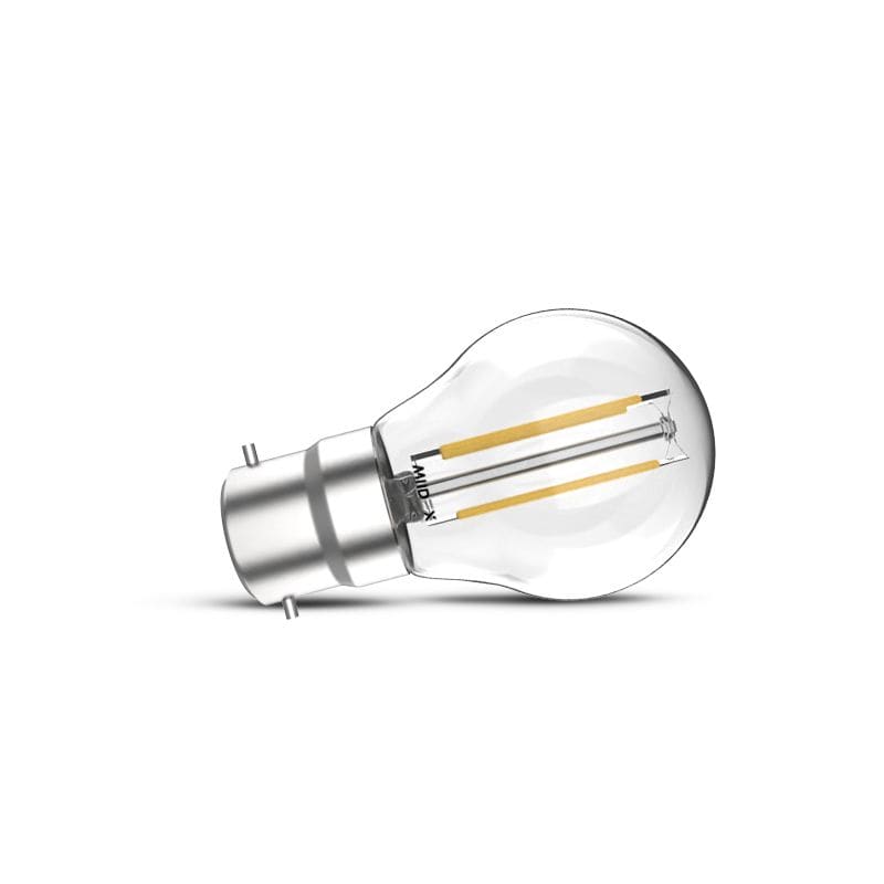 Miidex Lighting - LED FIL COB G45 B22 4W 4000K