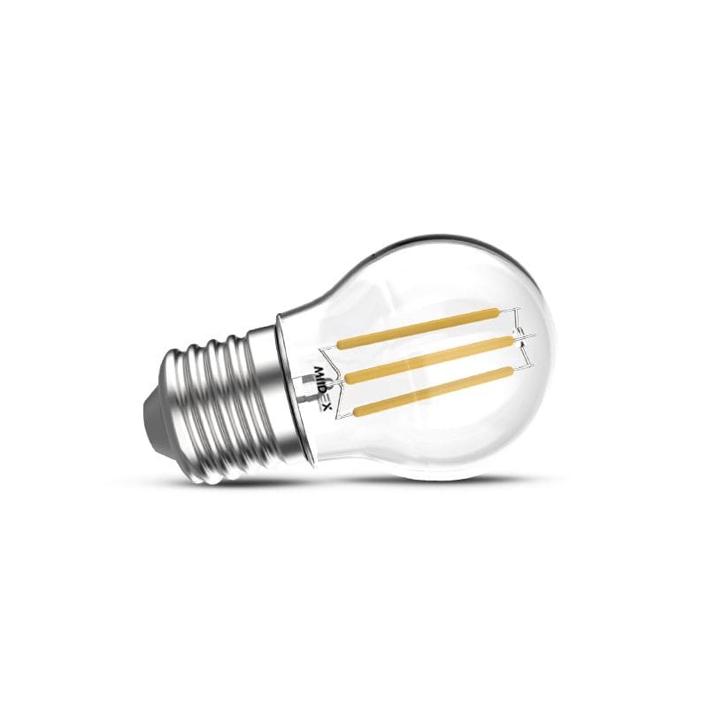 Miidex Lighting - LED FIL COB BULB E27 4W 4000K CLR