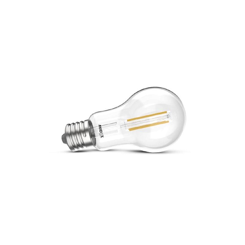 Miidex Lighting - LED FIL COB BULB E27 6W 4000K CLR