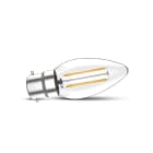 Miidex Lighting - LED FIL COB FLAMME B22 4W 4000K CLR