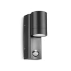 Miidex Lighting - EDEN APPLIQUE 1 X GU10 CYLINDRIQUE IP44 + DETECT IR