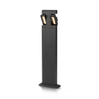 Miidex Lighting - WALLY POTELET RECT 8W 3000K DIFFUSEUR ORIENT GS IP54