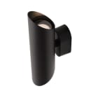 Miidex Lighting - MALBEC APPL 2 X GU10 CYLINDRIQUE NOIR IP44