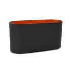 Miidex Lighting - HOYA OVALE APPL 1 X G9 NOIR/DORE OVAL