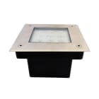 Miidex Lighting - ETNA CARRE SPOT ENCASTRABLE SOL 9W 3000K IP67 INOX 316L
