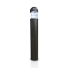 Miidex Lighting - LAURIER POTELET PARALUME 25W GS 3000K IP65 GS TRANSPARENT