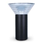 Miidex Lighting - SUNNY COUPOLE POTELET SOLAIRE CONIQUE 9V 380MM 4W 4000K NOIR IP65