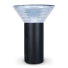 Miidex Lighting - SUNNY COUPOLE POTELET SOLAIRE CONIQUE 9V 380MM 4W 4000K NOIR IP65