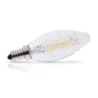 Miidex Lighting - LED FIL COB FLAMME E14 4.5W 2700K CLR DIM BOITE