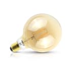 Miidex Lighting - LED FIL COB GLOBE G125 E27 8W 2700K GOLDEN BOITE
