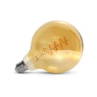 Miidex Lighting - LED FIL COB GLOBE G125 E27 4W 2700K GOLDEN SPIRALE (x5)