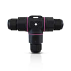 Miidex Lighting - CONNECT ETANCHE FORME T IP68 250V NOIR 3 FILS