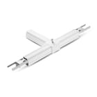 Miidex Lighting - LINE FLEX CONNECT PR RAIL EN T 1 ENTREE / 2 SORTIES 8 CABLES