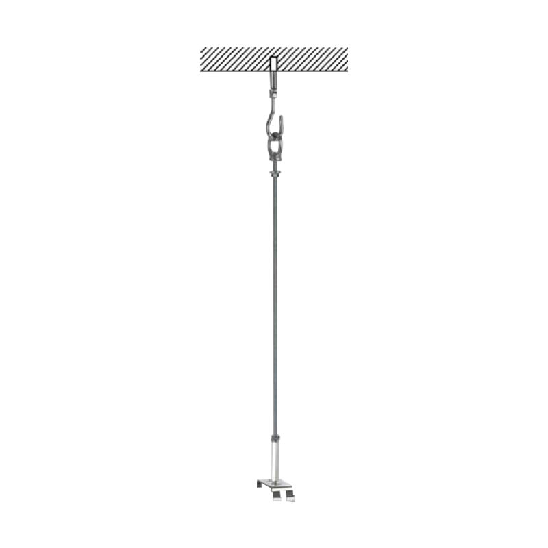Miidex Lighting - LINE FLEX KIT DE SUSPENSION PR LINEAIRE BARRE - 1 M
