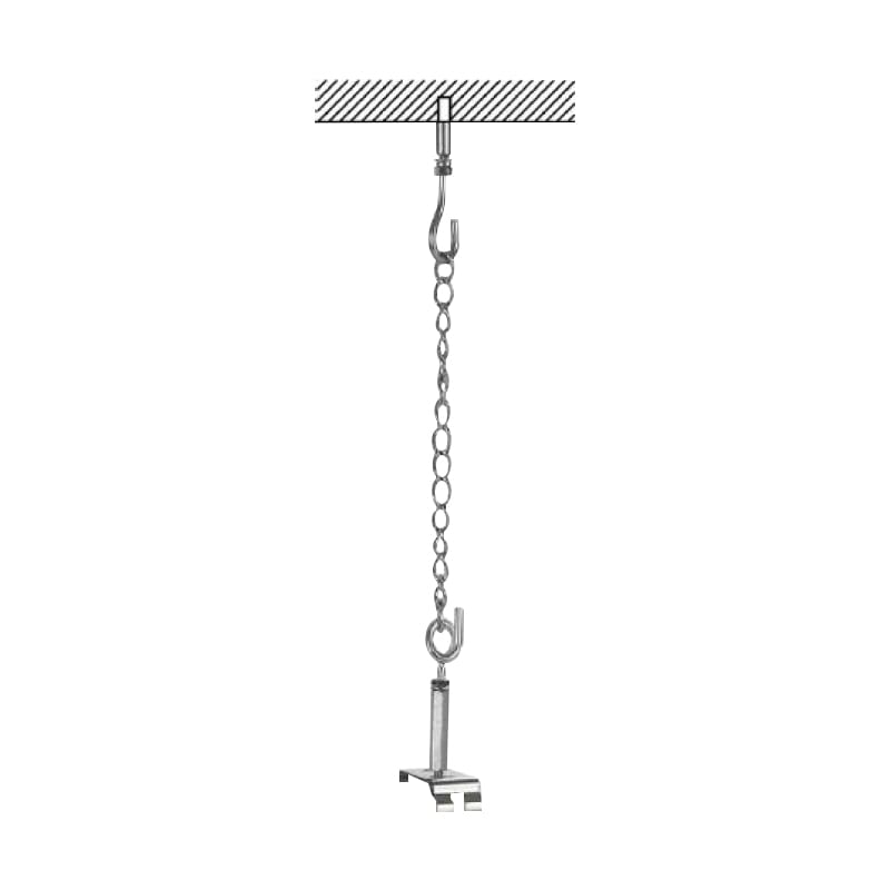 Miidex Lighting - LINE FLEX KIT DE SUSPENSION PR LINEAIRE CHAINE - 3 M