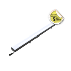 Miidex Lighting - &LINE S LINEAIRE LED 50W 1500MM DEPOLI NOIR 5ANS