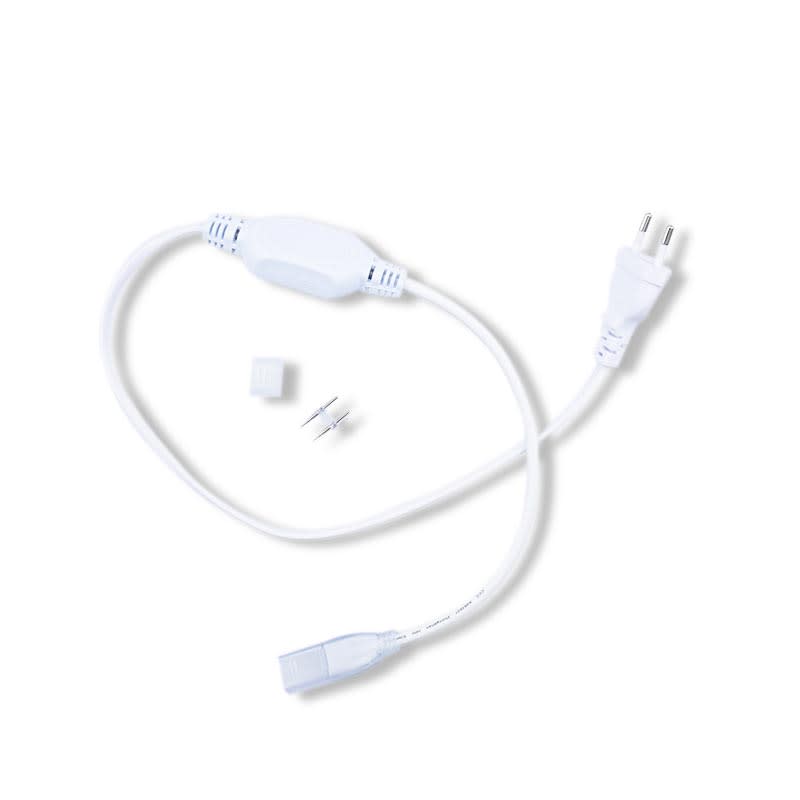 Miidex Lighting - CABLE ALIM + EMB FIN + CONNECT PIN M/M NEON FLEX 27 X 15MM