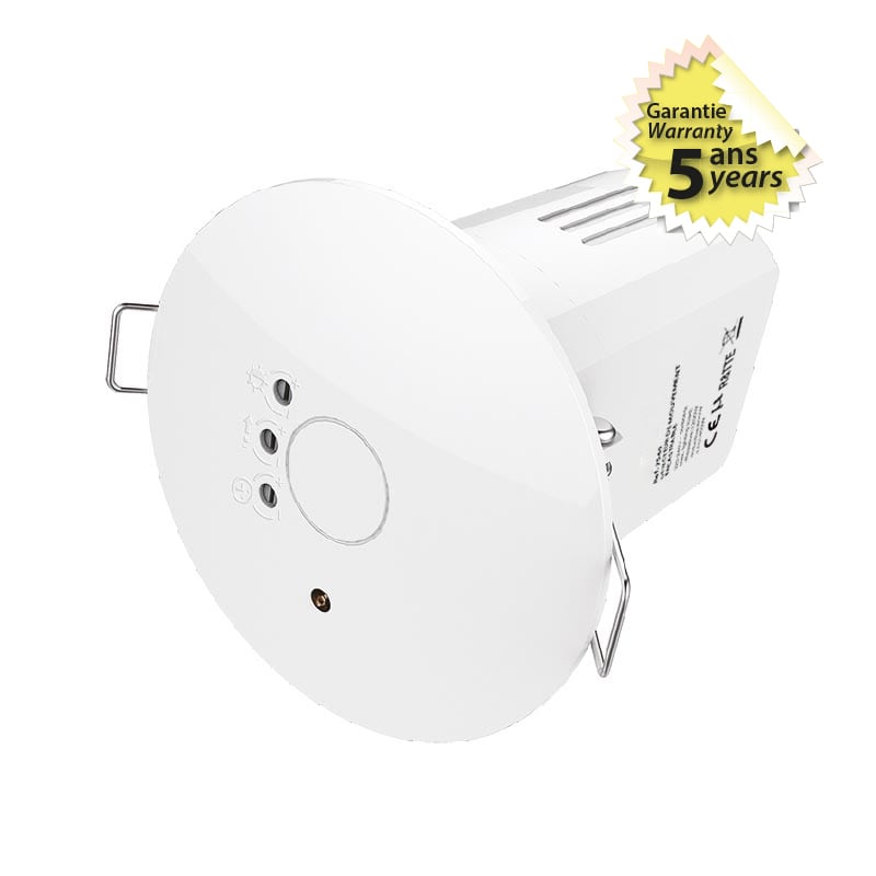 Miidex Lighting - DETECTEUR DE MOUVEMENT RF ENCASTRABLE 360° 5ANS