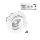 Miidex Lighting - CARAT SPOT DIAM 90MM 5W 4000K PACK DE 3