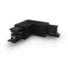 Miidex Lighting - RAIL 3A CONNECT TRIPHASE COUDE L NOIR CIRCUIT EXTERIEUR 230V
