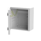 Sewosy - Coffret vide IP66 petit modèle avec RAIL DIN + grille perforée