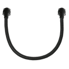 Sewosy - Gaine noire 50 cm diamètre 13/10 mm