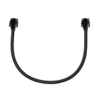 Sewosy - Gaine noire 50 cm diamètre 9/7 mm