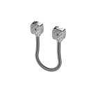 Sewosy - Passage de câble en applique diamètre 13 mm + ressort INOX 40 cm