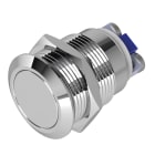 Sewosy - Bouton poussoir INOX 19 mm, NO, bornier à vis