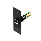 Sewosy - Bouton poussoir noir INOX 19 mm vert/blanc NO+NC + PBP19_4-N