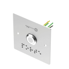 Sewosy - Bouton poussoir INOX 19 mm vert/blanc NO+NC + PBP19_B