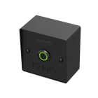 Sewosy - Bouton poussoir noir INOX 19 mm vert/blanc NO+NC + PBHI2-N + PBP19_B-N