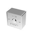 Sewosy - BP inox blanc/vert avec plaque large - braille, buzzer, temporisation