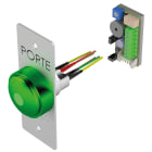 Sewosy - BP champignon avec plaque étroite PORTE et braille PORTE