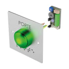 Sewosy - BP champignon avec plaque d'encastrement PORTE et braille PORTE