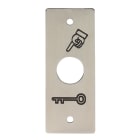 Sewosy - Plaque INOX pour PB19 pictos DOIGT et CLE