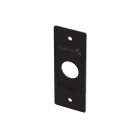 Sewosy - Plaque INOXétroite noire - pictos clé + marquage braille