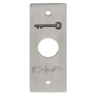 Sewosy - Plaque INOX pour PB19 pictos clé + marquage braille Porte