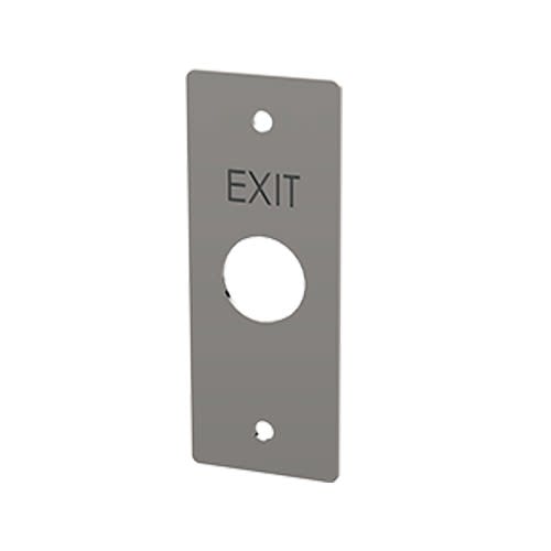Sewosy - Plaque étroite INOX pour PB19 marquage EXIT