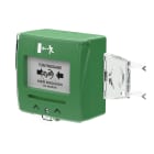 Sewosy - Déclencheur manuel vert 2 contacts + capot
